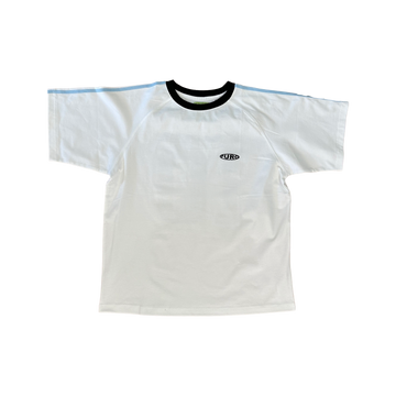 White Logo Tee