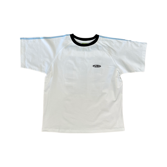 White Logo Tee